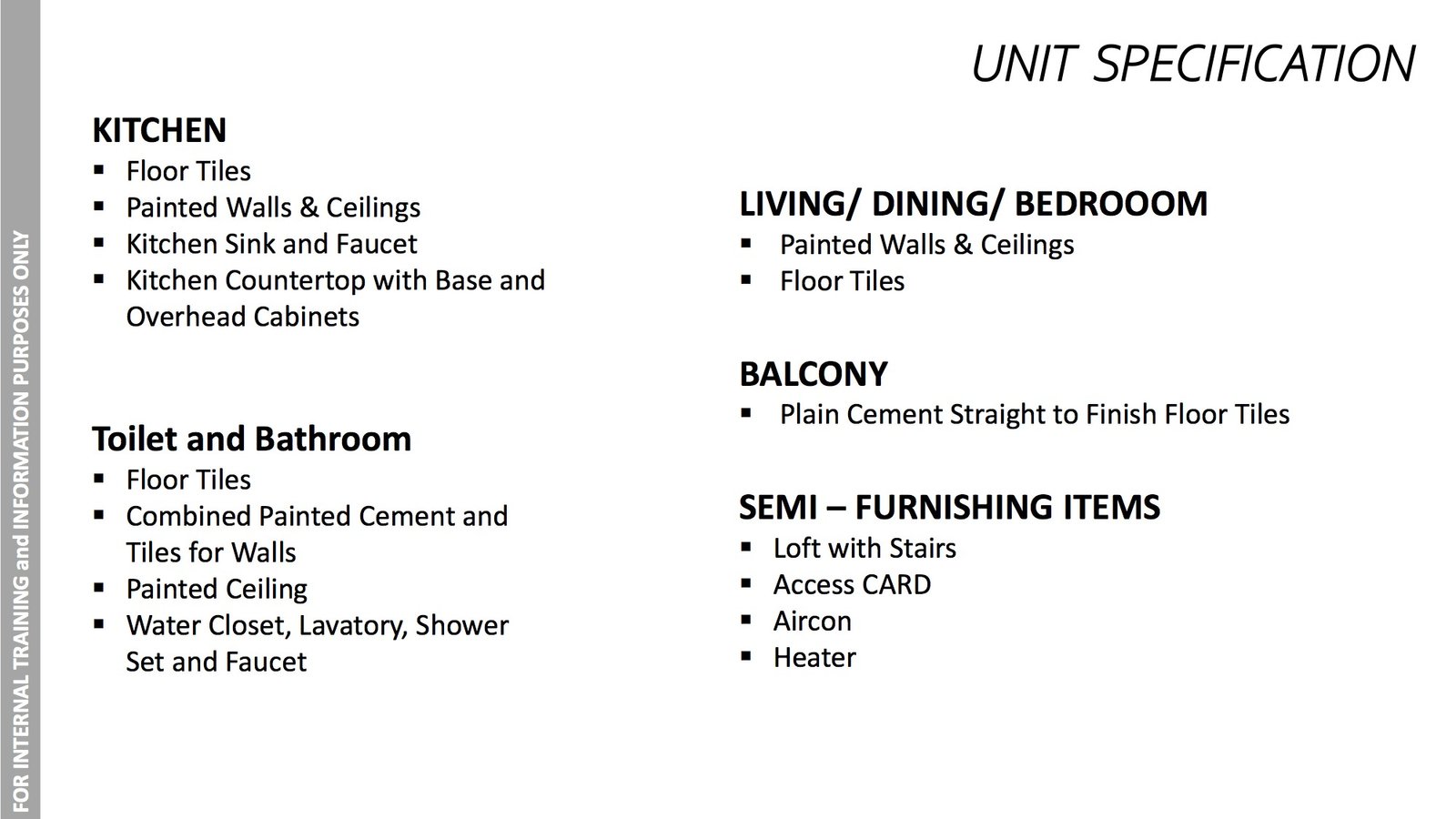 my enso lofts unit specification